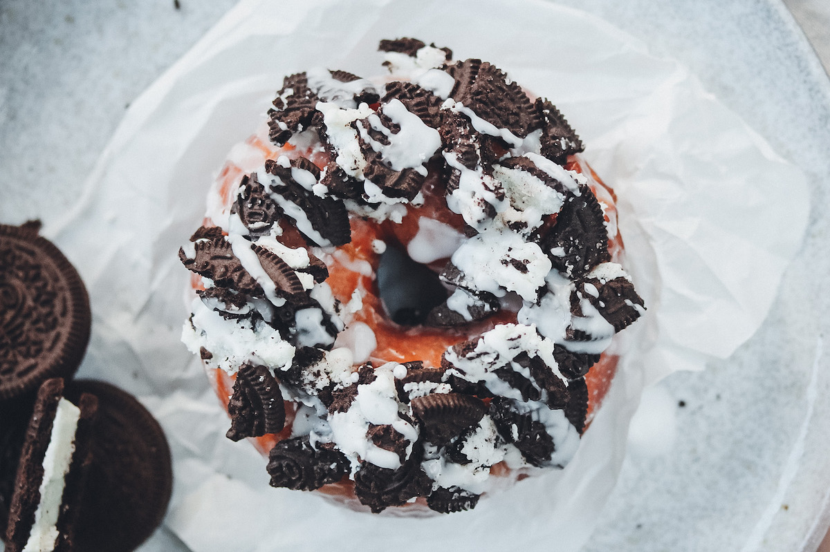 Vegane Donuts einfaches Donut Rezept ohne Backform Lena Eats