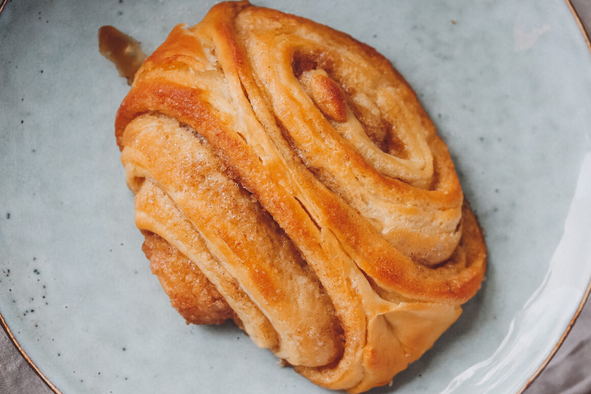 Franzbrötchen von oben