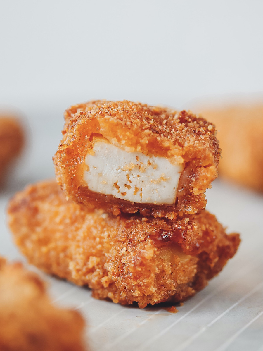 Tofu Nuggets knusprige vegane Chicken Nuggets (aus dem Ofen) Lena