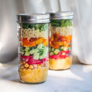 Meal Prep Salat im Glas